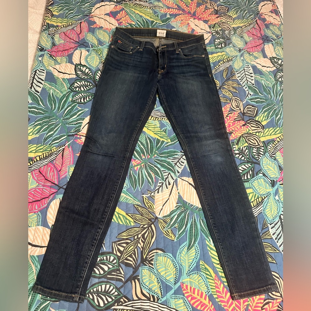 Hudson dark blue skinny jeans, size 27